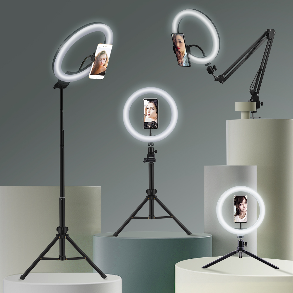 Photography Lighting Set Up - Youtube Shooting Vlog Selfie Circular Photo