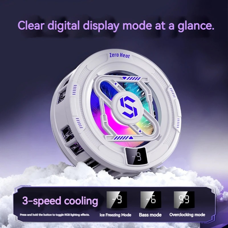Photography Lighting Game - K52 AI Mobile Cooler Magnetic Back-clip