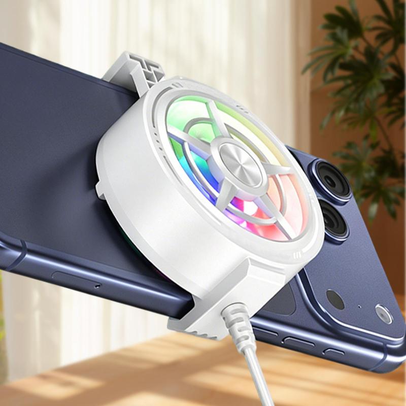 Photography Lighting Game - 【C】Clip On Phone Cooler Fan Rgb