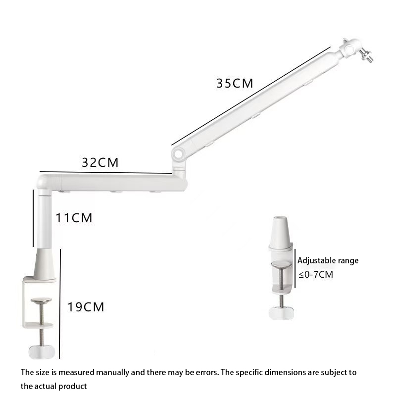 Boom Arm Stand - Adjustable Microphone Suspension Boom Scissor Arm