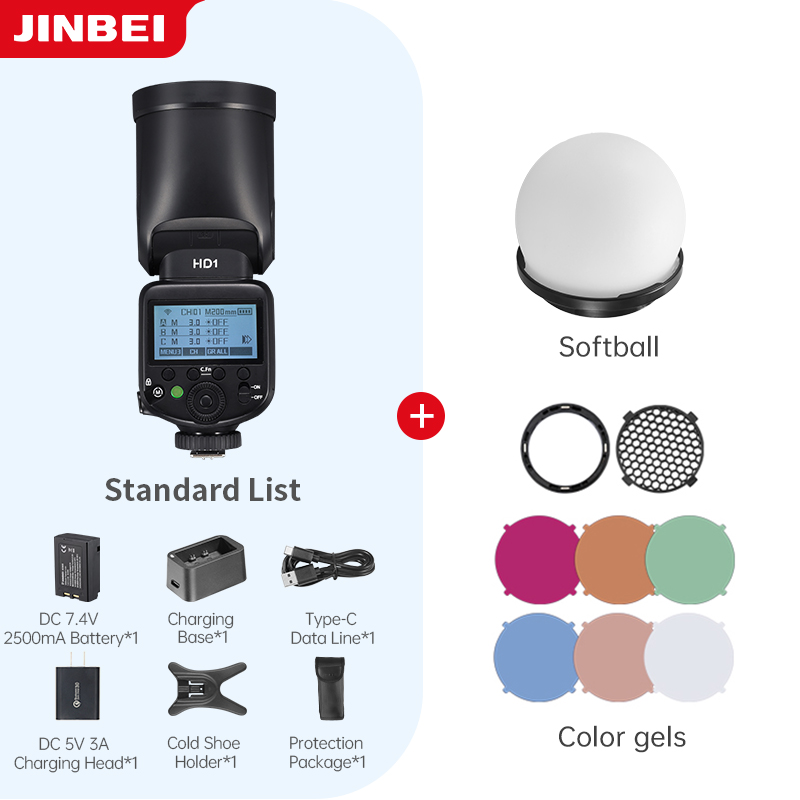 Good Lighting In Photography - JINBEI HD-1 Camera Flash Light Photography