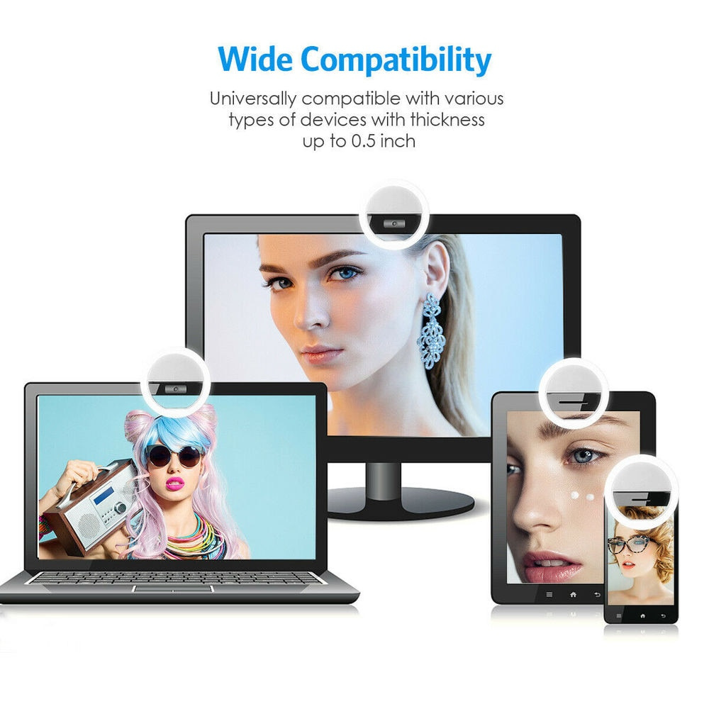 USB Charging LED Selfie Ring L - Photography Lighting Set Up ulasan dan harga