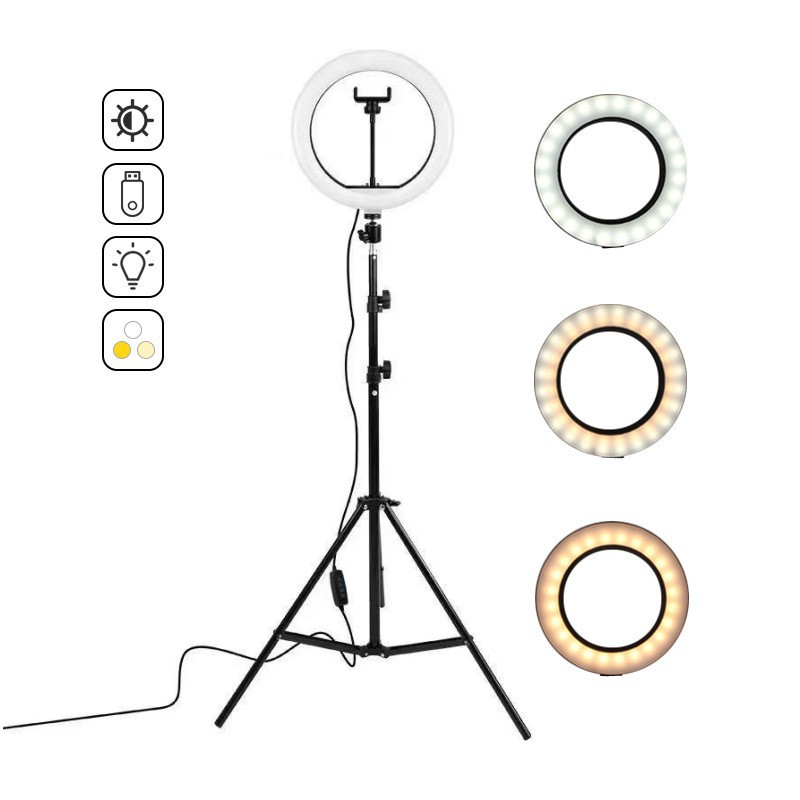 16cm/26cm/30cm LED Selfie Ring - Photography Lighting Set Up ulasan dan harga