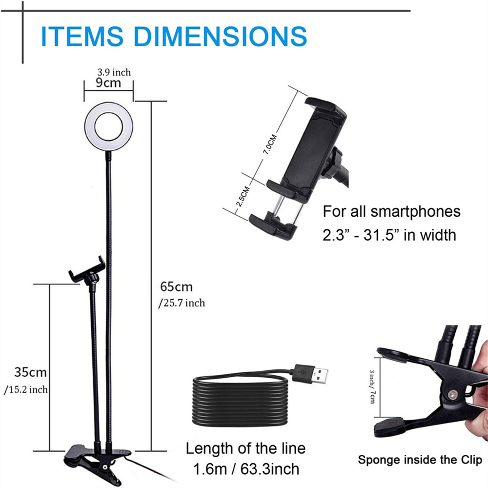 Universal Flexible Mobile Phon - Photography Lighting Set Up ulasan dan harga