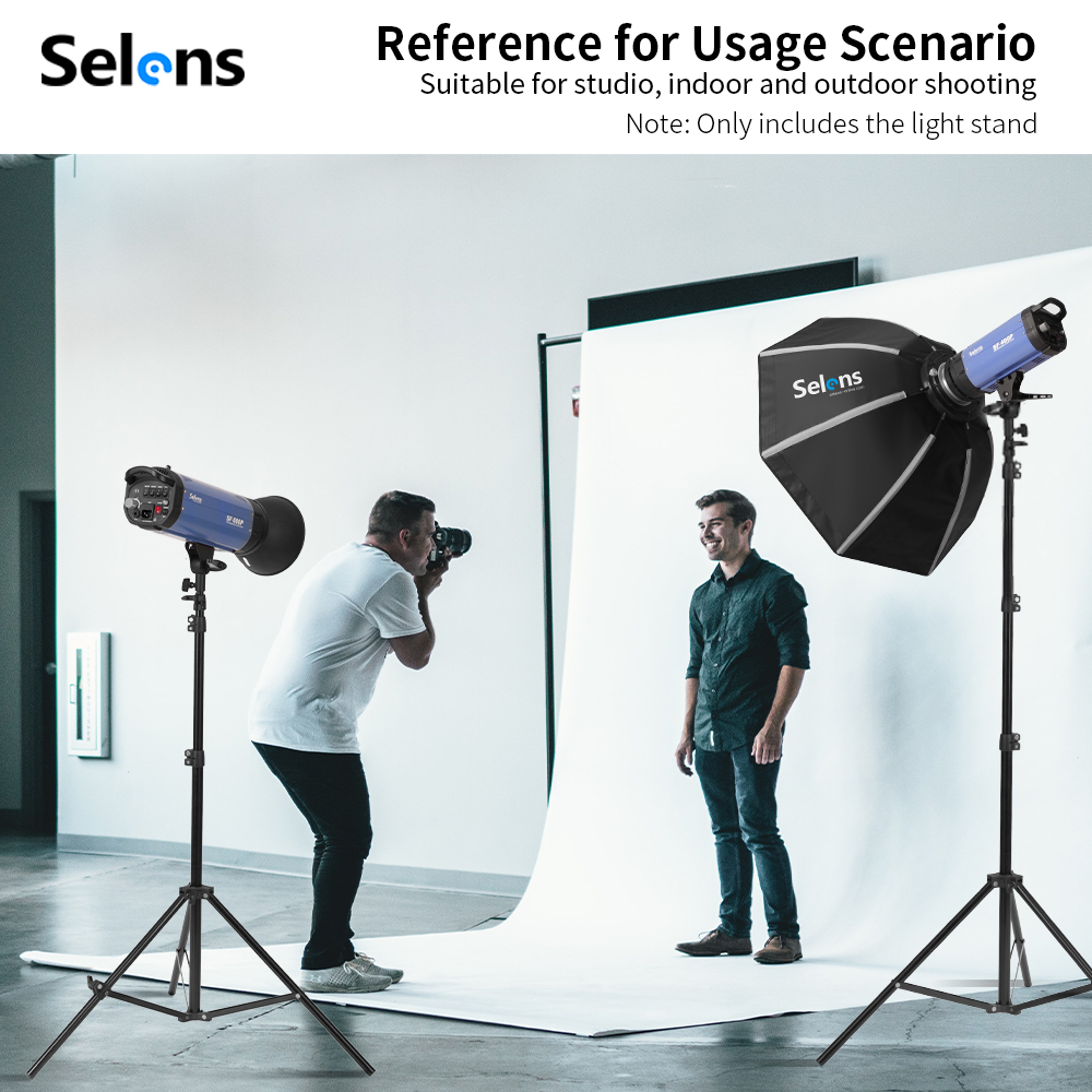 Selens 2.2~3.95m Air-Cushion L - Photography Lighting Softbox ulasan dan harga