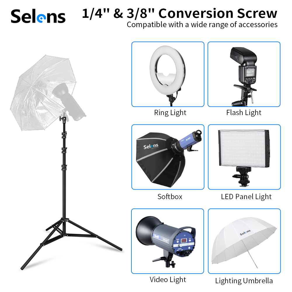 Selens 2.2~3.95m Air-Cushion L - Photography Lighting Softbox ulasan dan harga