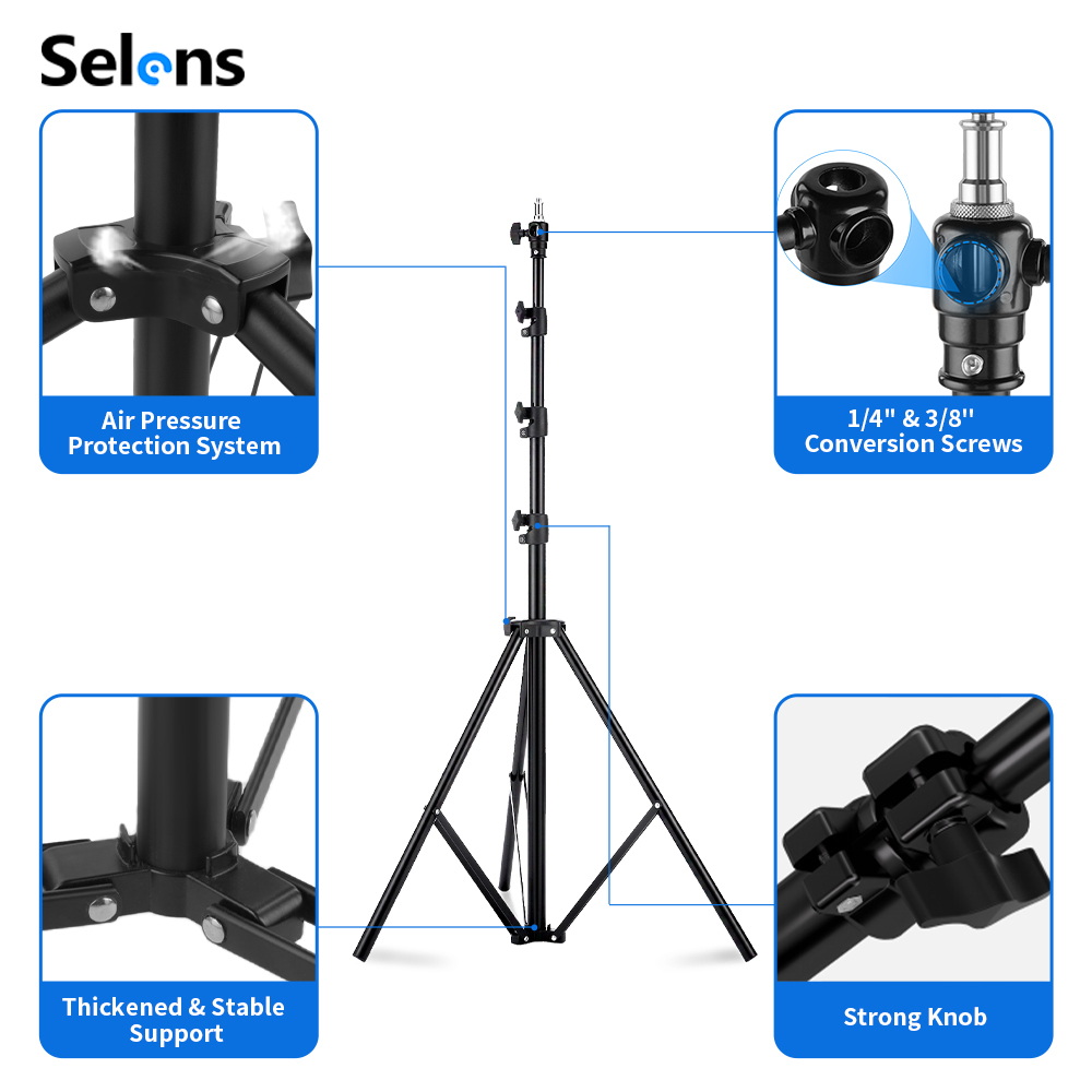 Selens 2.2~3.95m Air-Cushion L - Photography Lighting Softbox ulasan dan harga
