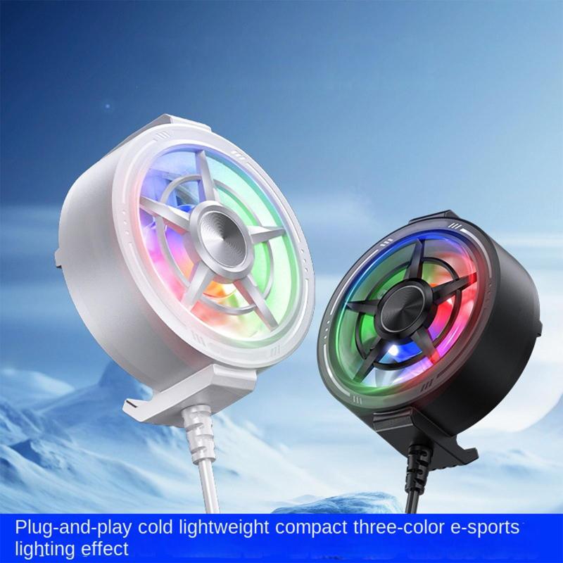 【C】Clip On Phone Cooler Fan Rg - Photography Lighting Game ulasan dan harga