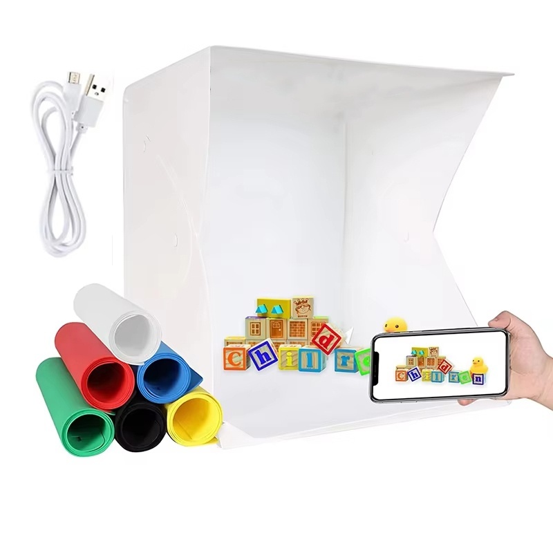 Folding Lightbox Portable Phot - Iris Photography Led Lighting Pack ulasan dan harga