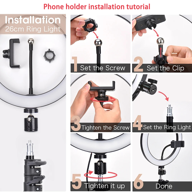 Video Light 16/26/33cm Selfie  - Photography Lighting Set Up ulasan dan harga