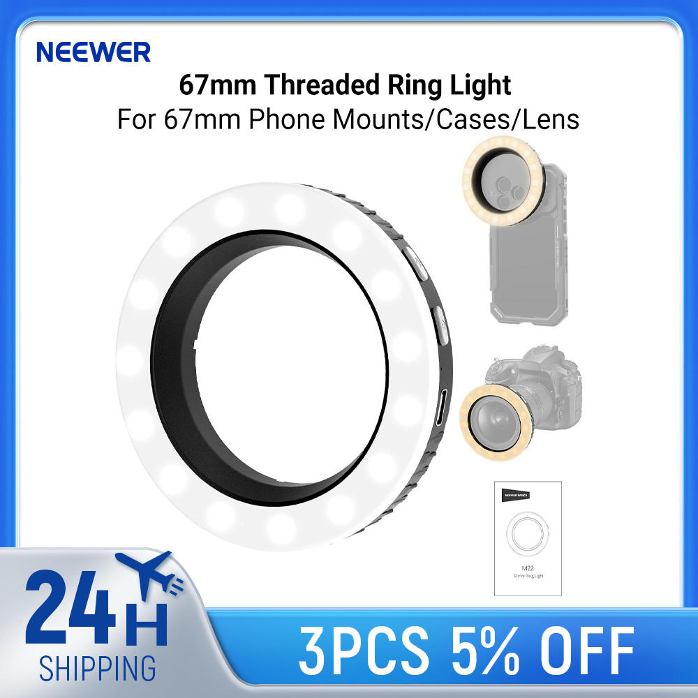 NEEWER Basics 67mm Threaded Ri - Photography Lighting Set Up ulasan dan harga