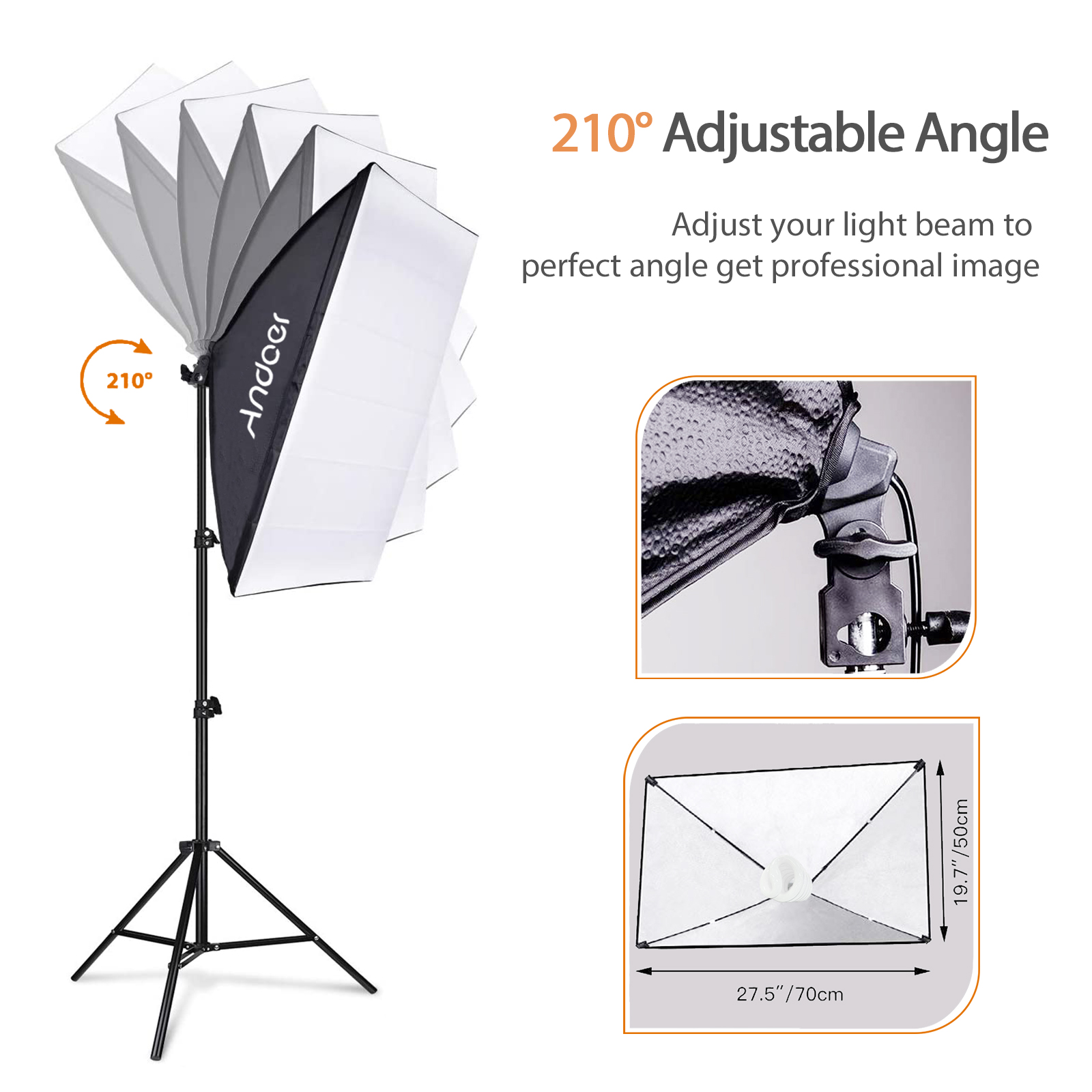 Andoer Studio Photography Ligh - Photography Lighting For Portraits ulasan dan harga