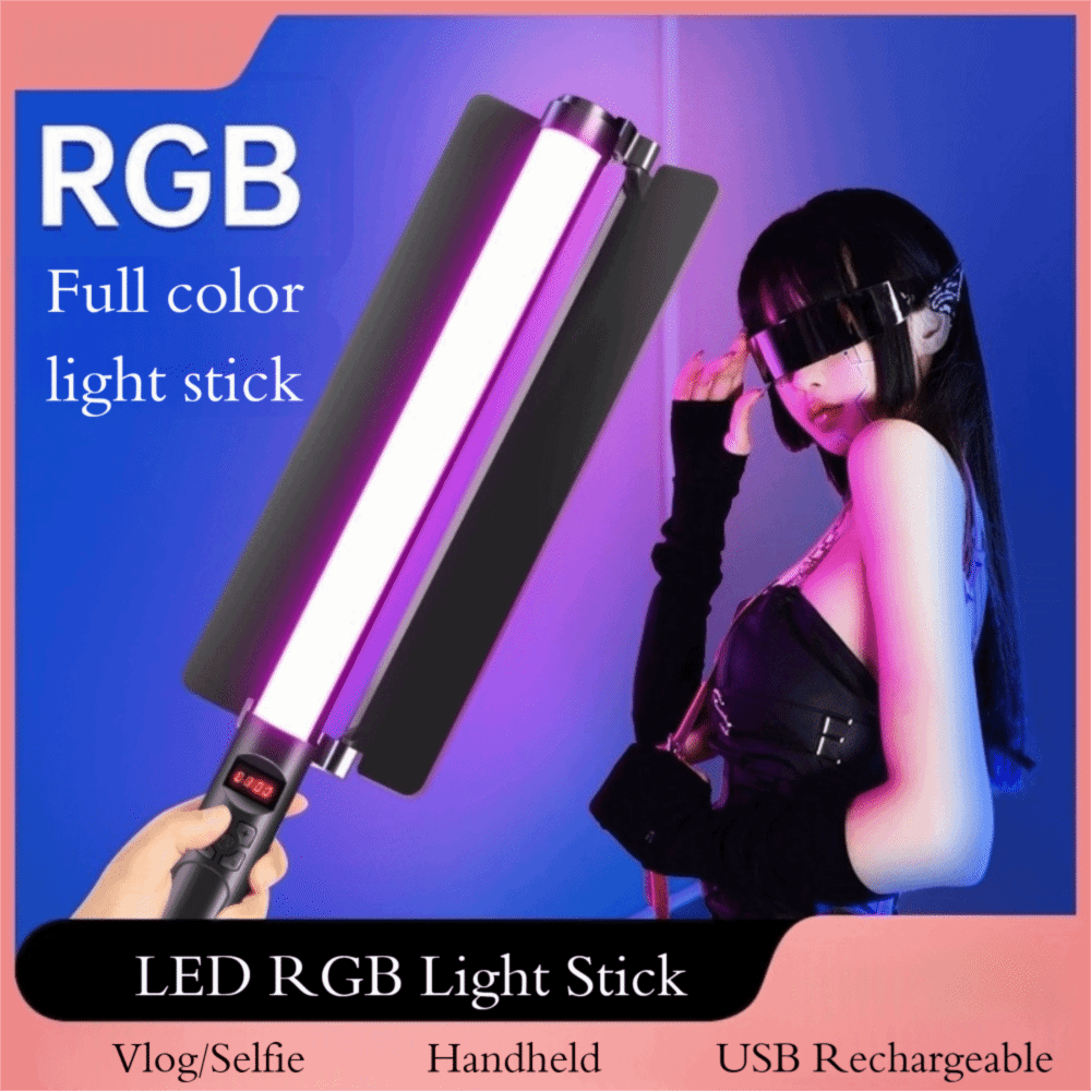 Handheld LED RGB Light Stick C - Photography Lighting For Studio ulasan dan harga