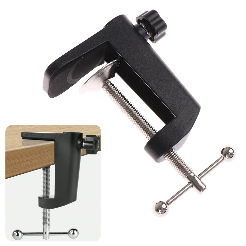 C-Shaped Clip Desk Table Mount - Boom Arm Stand ulasan dan harga