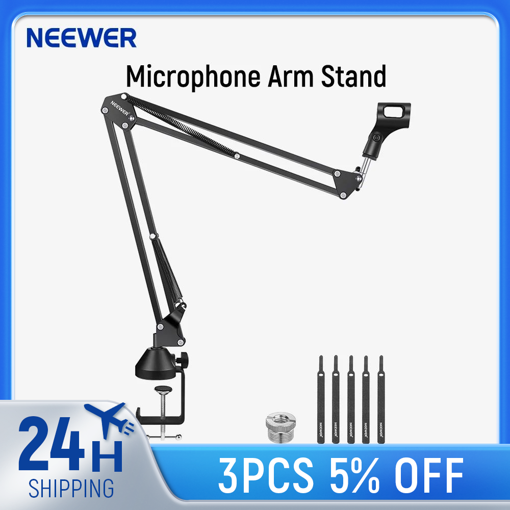Neewer Microphone Arm Stand, S - Boom Arm Stand ulasan dan harga