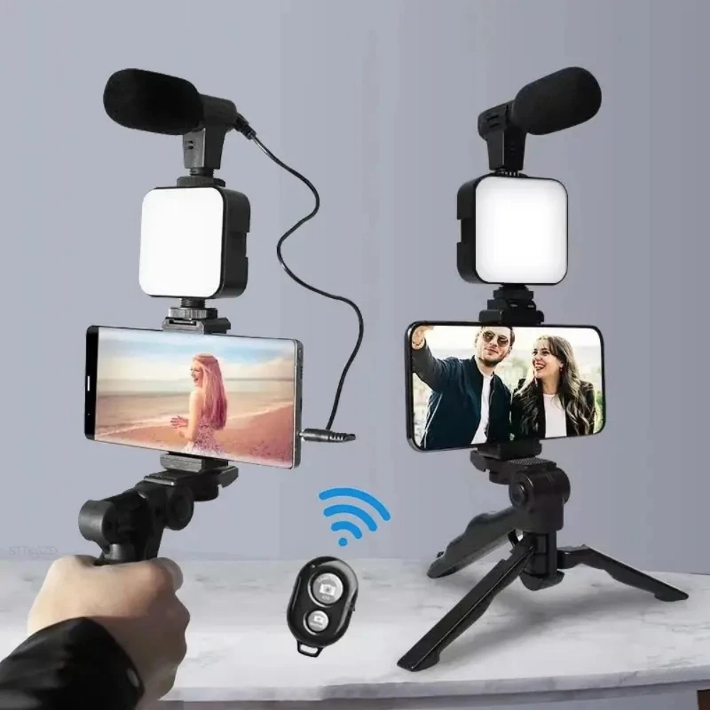 Smartphone Vlogging Kit With T - Iris Photography Led Lighting Pack ulasan dan harga