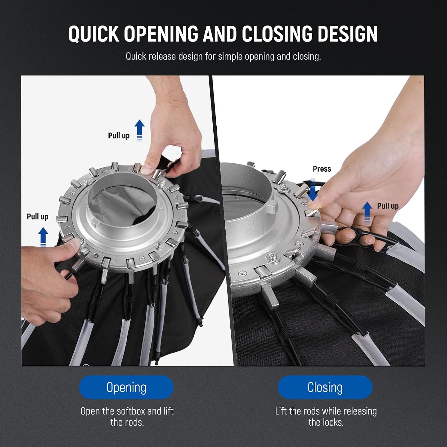 Parabolic Softbox with Bowens  - Photography Lighting Softbox ulasan dan harga