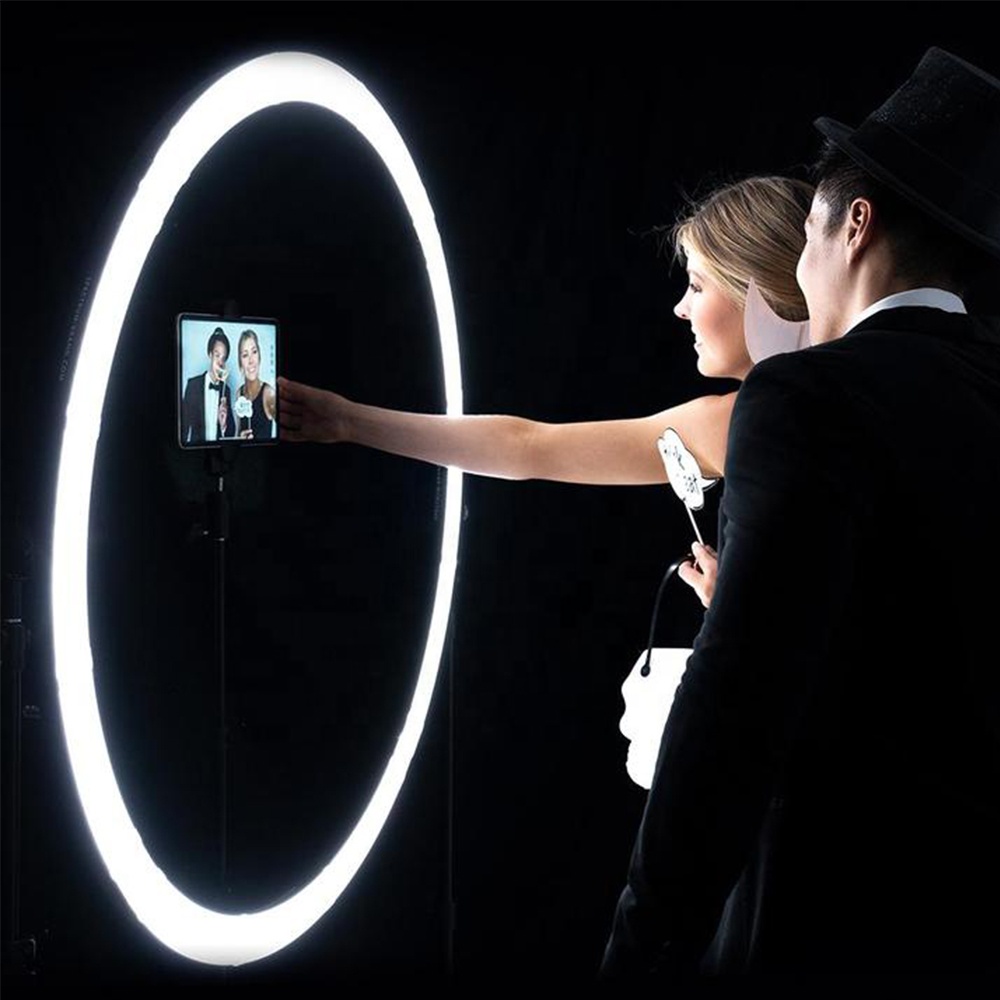 120W LED Ring Light Wire Contr - Photography Lighting For Studio ulasan dan harga