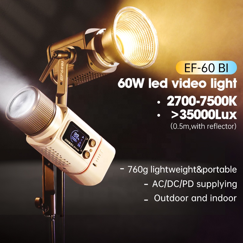 JINBEI EF-60BI 60w Photography - Good Lighting In Photography ulasan dan harga