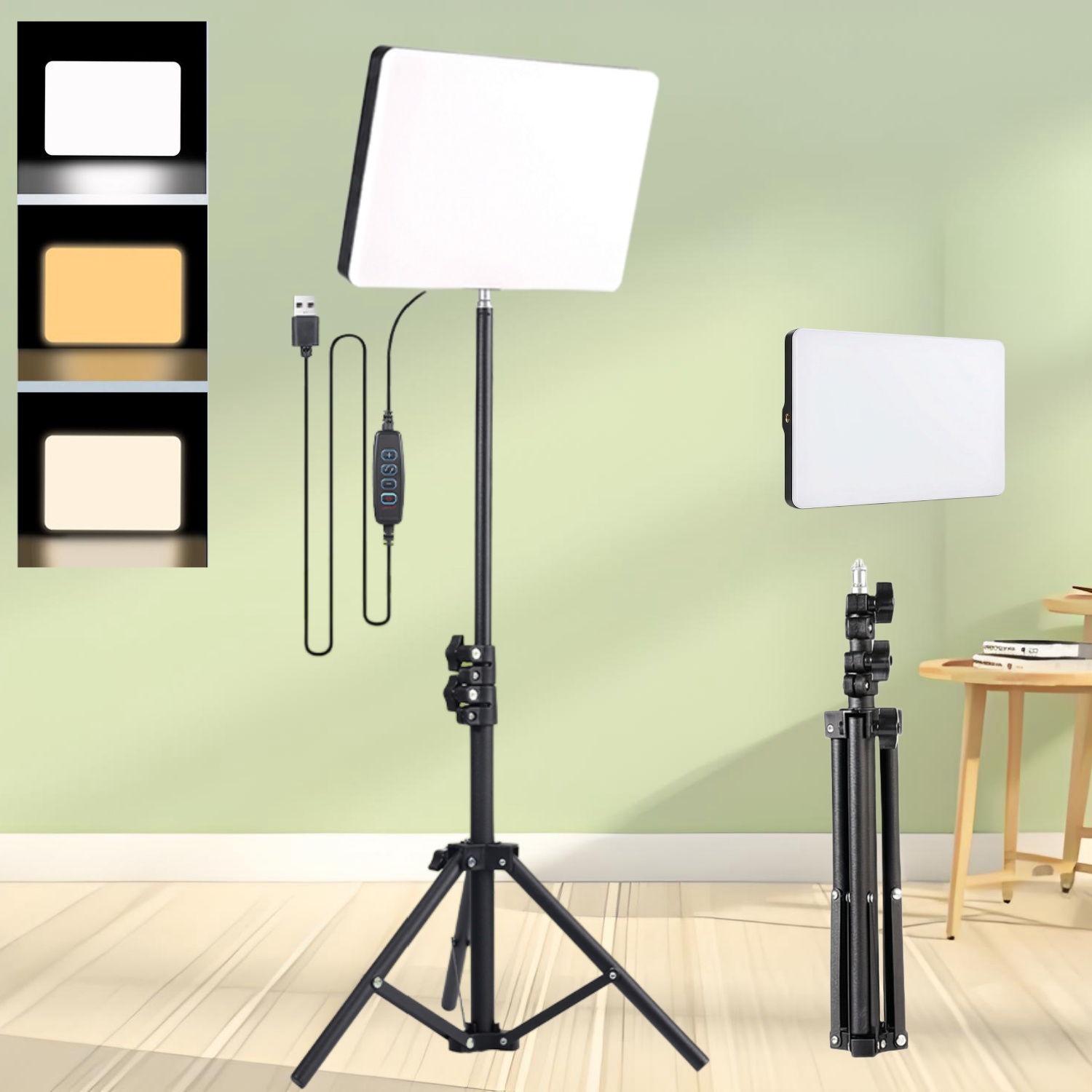 Live Streaming Ring Light Set: - Photography Lighting For Portraits ulasan dan harga