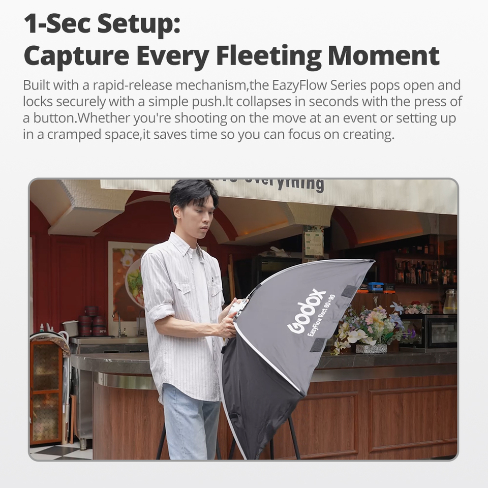 Godox EazyFlow series Foldable - Photography Lighting Softbox ulasan dan harga