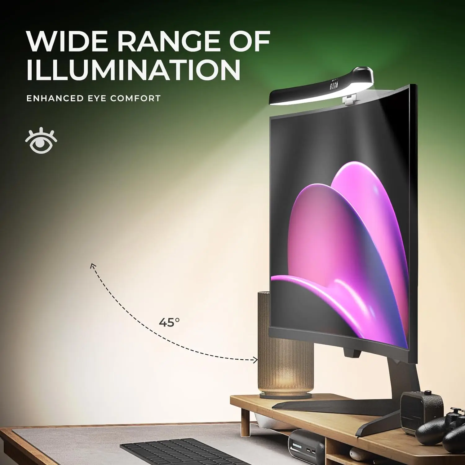 Computer Monitor Light Bar RGB - Photography Lighting Game ulasan dan harga