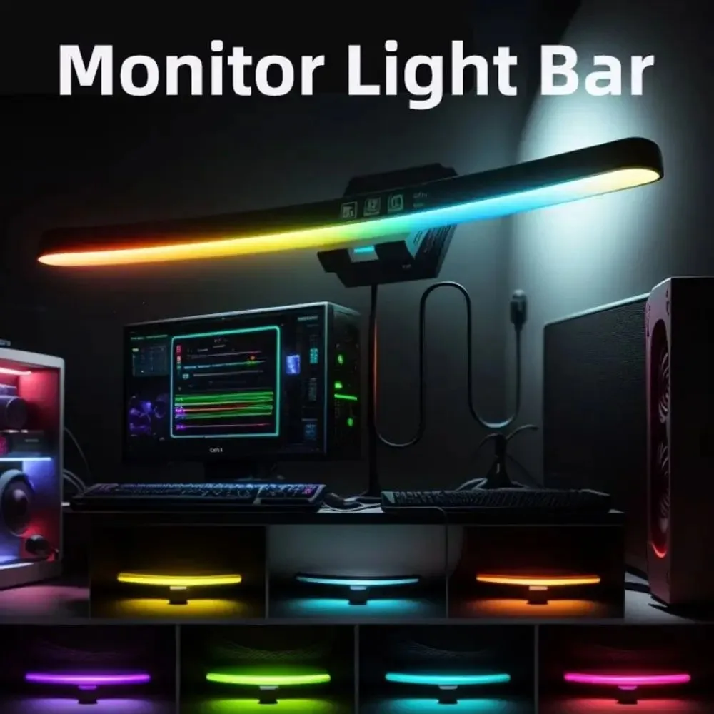 Computer Monitor Light Bar RGB - Photography Lighting Game ulasan dan harga